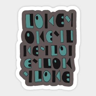 Lokey Sticker